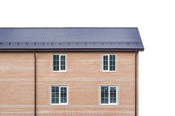 New townhouse after construction.