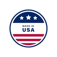 Made In USA stamp vector icon design
