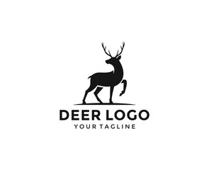 deer vector illustration logo