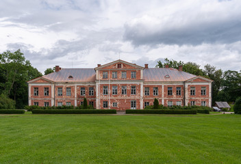 Obraz premium old stone manor estonia europe