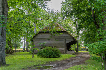 old house in estonian village