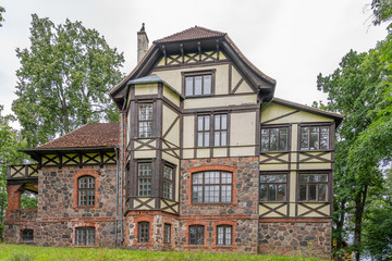 Fototapeta na wymiar stone manor in estonia europe