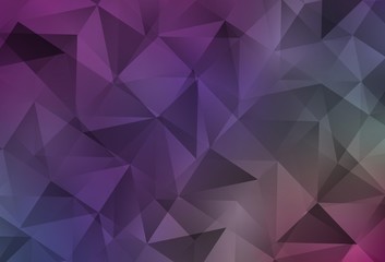 Light Multicolor vector abstract polygonal template.