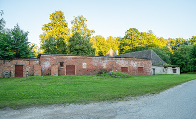 old farm building in estonia europe