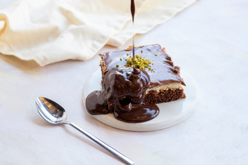 Ibiza dessert on white board