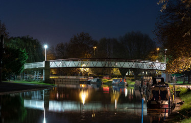 bridge at night