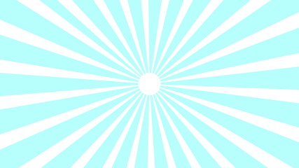 Sunshine icon with blue background. Icon design.