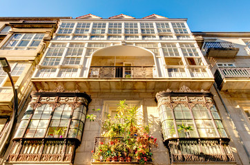 Vigo cityscape, Galicia, Spain