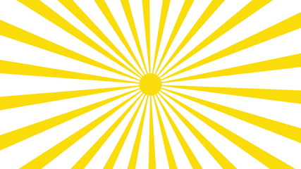 Sunshine icon with white background. Icon design.