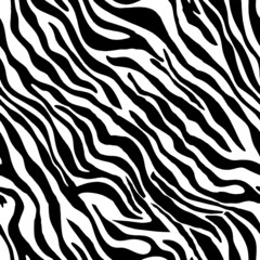 Modern Zebra skin  seamless pattern