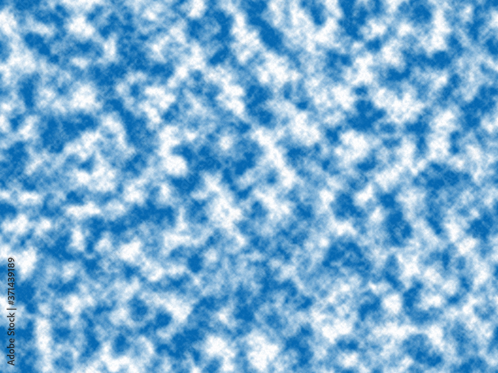 Wall mural wallpaper blue color cloud texture background pattern. computer generated background of random cloud
