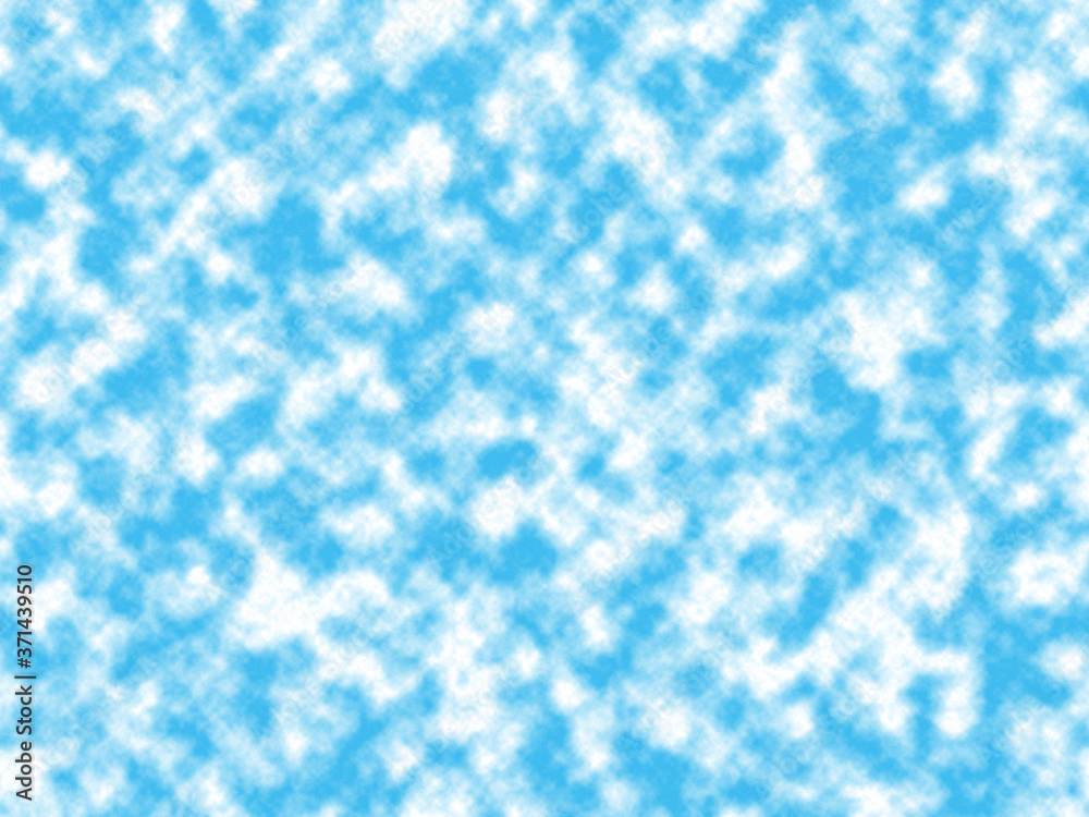 Wall mural wallpaper blue color cloud texture background pattern. computer generated background of random cloud