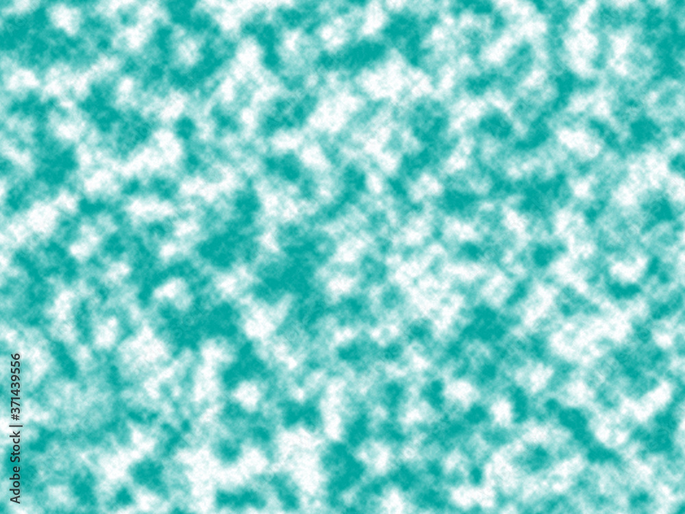 Wall mural wallpaper green color cloud texture background pattern. computer generated background of random clou