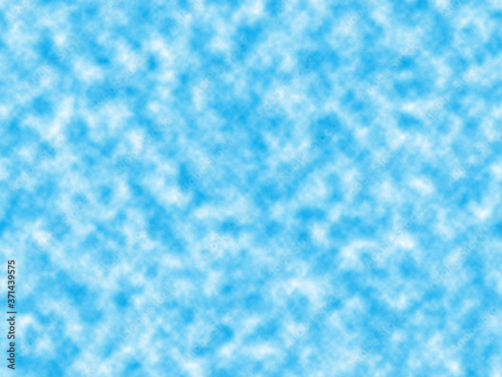 Wall mural wallpaper blue color cloud texture background pattern. computer generated background of random cloud