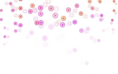 Light Pink, Red vector backdrop with dots.