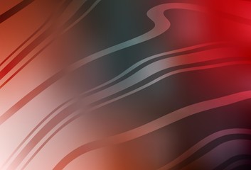 Light Green, Red vector blurred bright texture.