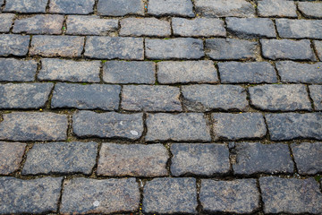 Pavement street tiled.