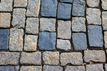 Graphite paving stone texture.