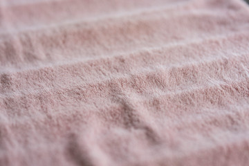cotton pink towel texture close up