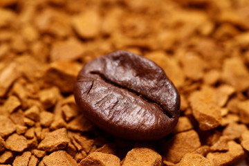 Macro of coffee granules
