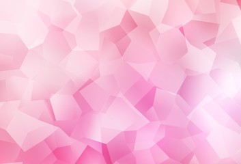 Obraz premium Light Pink vector template with chaotic shapes.