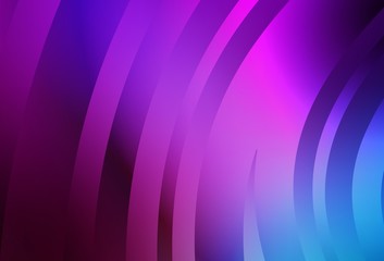 Obraz premium Light Pink, Blue vector backdrop with wry lines.