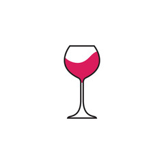 Fototapeta na wymiar wine glass icon vector illustration