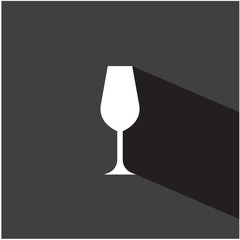 wine glass icon vector illustration
