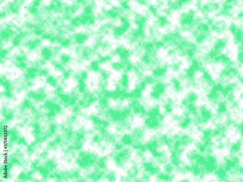 Wall mural wallpaper green color cloud texture background pattern. computer generated background of random clou