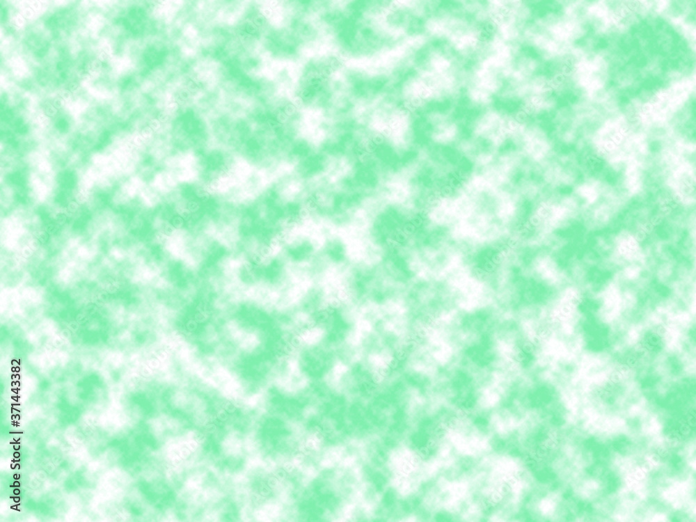 Wall mural wallpaper green color cloud texture background pattern. computer generated background of random clou