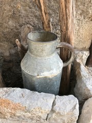old milk jug