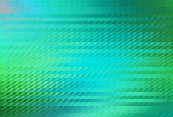 Light Green vector backdrop with memphis shapes.