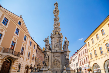 Fototapeta na wymiar The Plague Column of the Virgin Mary Immaculate, Kutna Hora, Central Bohemian Region, Czech Republic