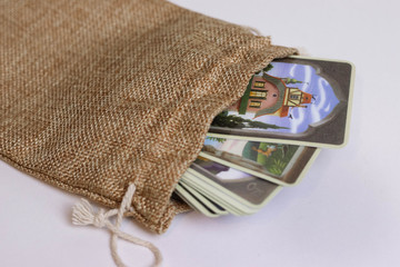 Oracle cards in the bag