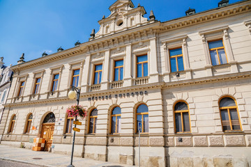 Fototapeta na wymiar Municipal Library in Kutna Hora, Central Bohemian Region, Czech Republic