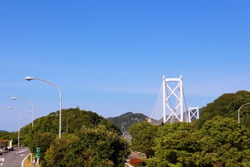 因島大橋（大浜PAより向島方面を見る）　広島県尾道市因島