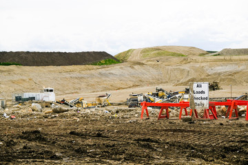 Calgary Landfill junkyard site for disposal of waste