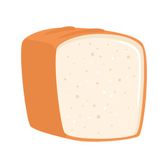 bread bakery icon, in white background vector illustration design