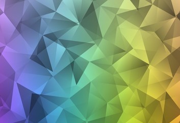 Light Multicolor vector abstract polygonal background.