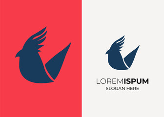 Fototapeta premium bird logo vector icon template mono line color line art outline.one line bird drawing,bird logo fly,bird outline drawn,bird logo vector,bird element for company .bird line art minimal vintage 7