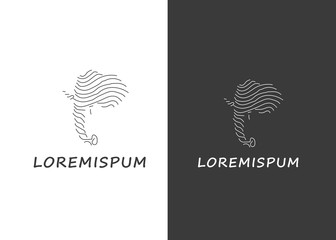 Elephant symbol - vector illustration in white background .logo design elephant,elephant minimal,graphics ,vintage retro logo design .elephant line art logo design  9