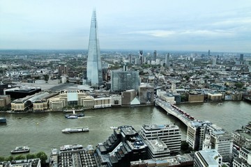 aerial view of london