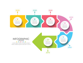 Presentation business abstract background infographic template