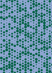 Naklejka premium Abstract Color Halftone Dots generative art background illustration