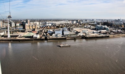 Fototapeta na wymiar An aerial view of London