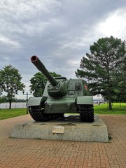 old soviet tank