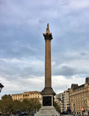 Fototapeta na wymiar Nelsons Column in London