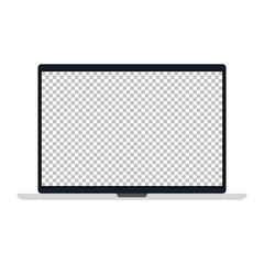 laptop computer technology on white background vector illustration design