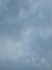 Blue dark sky