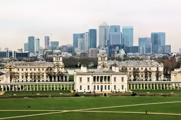 Fototapeten A view of Greenwich in London © Simon Edge